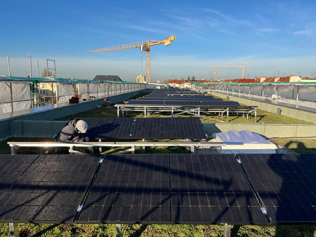 PV-Anlage auf einem Wohngebäude